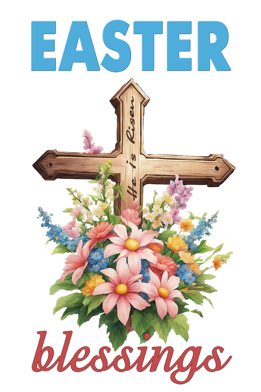 Easter Garden Flag001