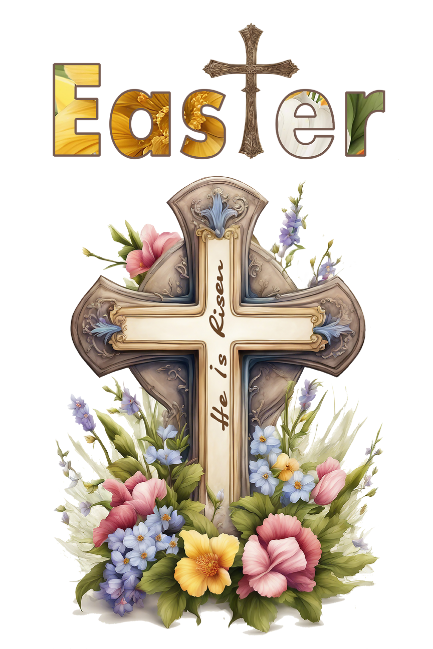 Easter Garden Flag004