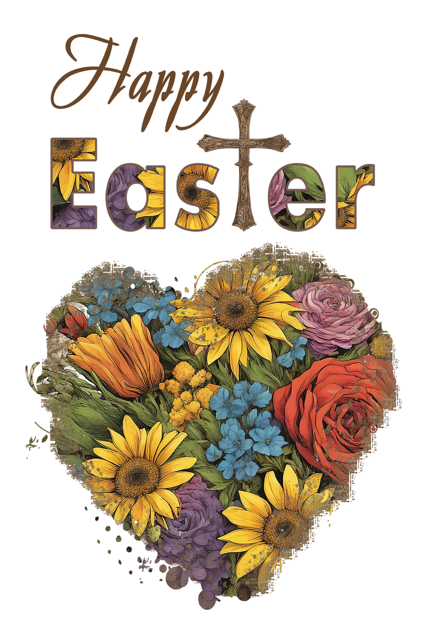 Easter Garden Flag005