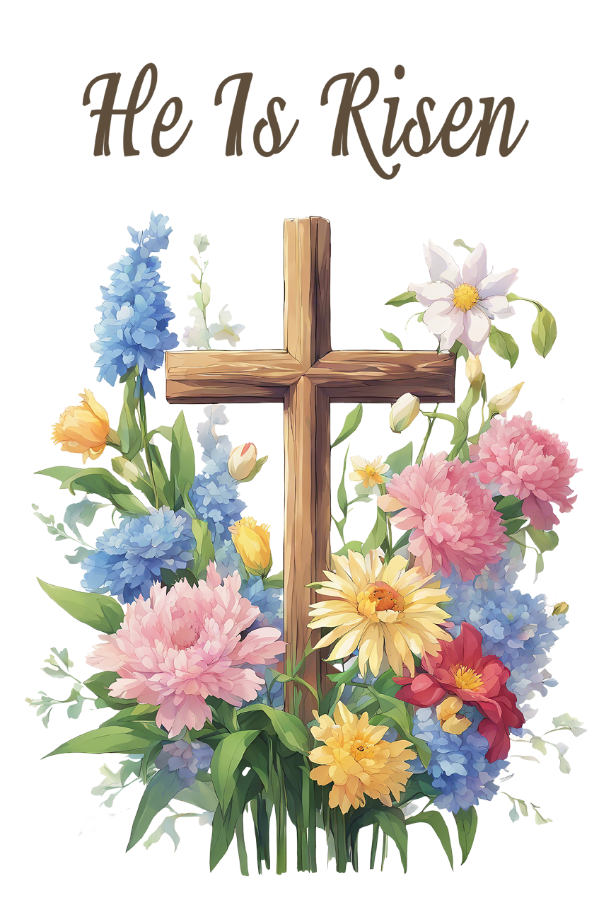 Easter Garden Flag008
