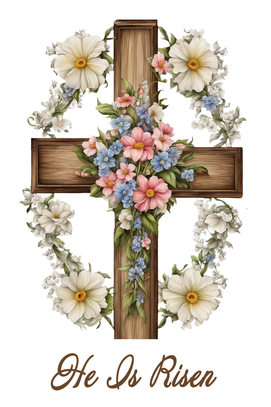 Easter Garden Flag009
