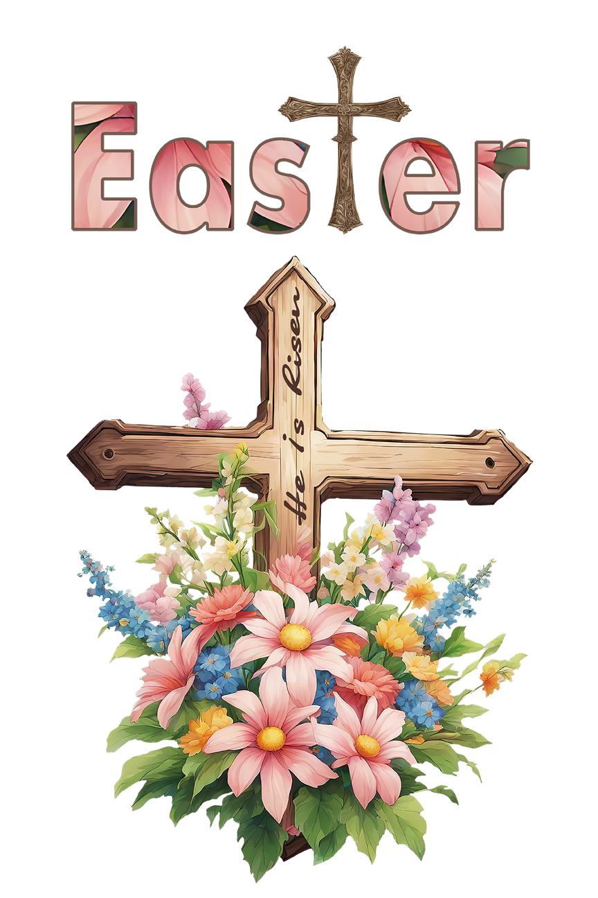 Easter Garden Flag013