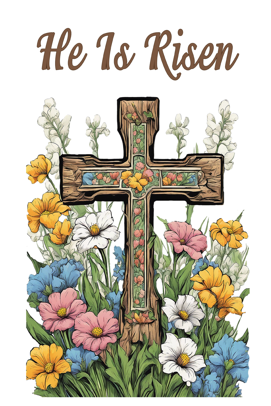 Easter Garden Flag014