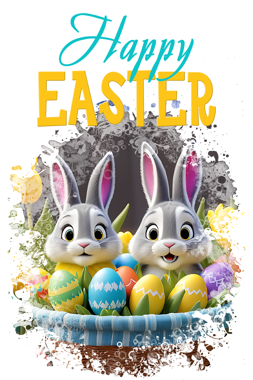 Easter Garden Flag015