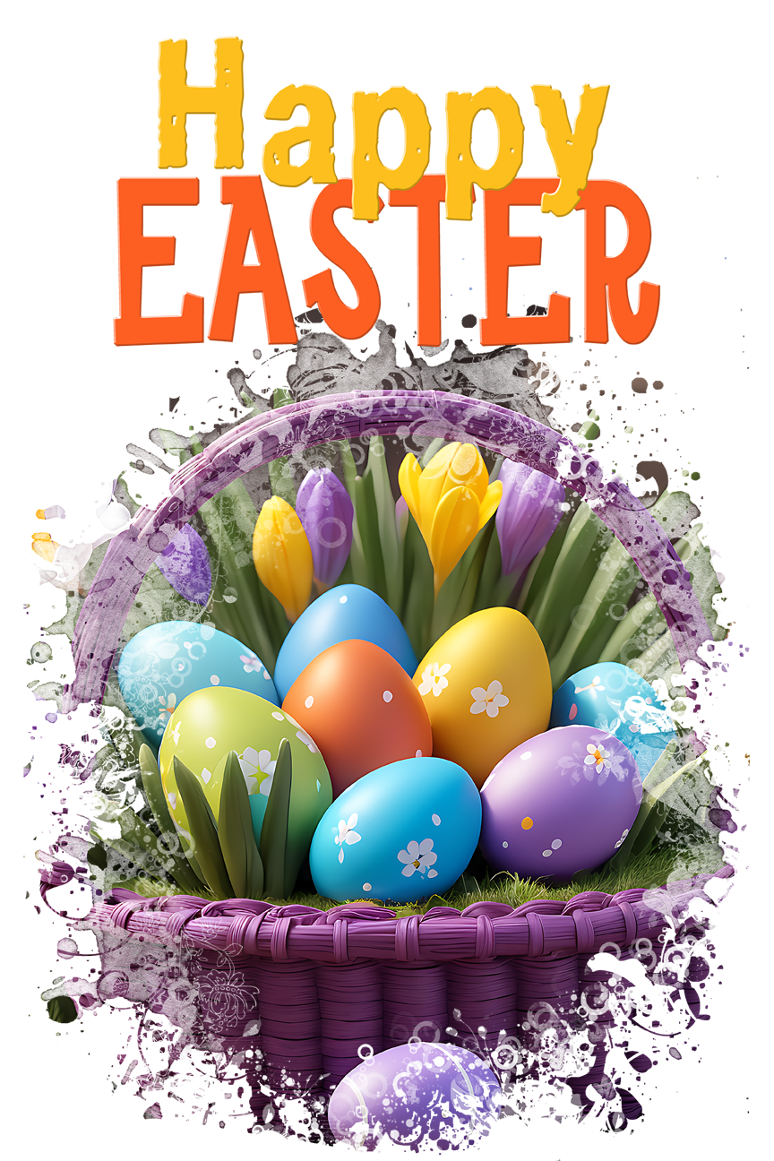Easter Garden Flag018