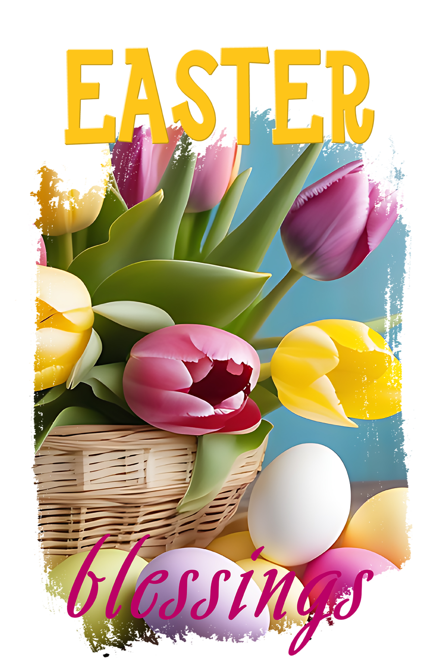 Easter Garden Flag020