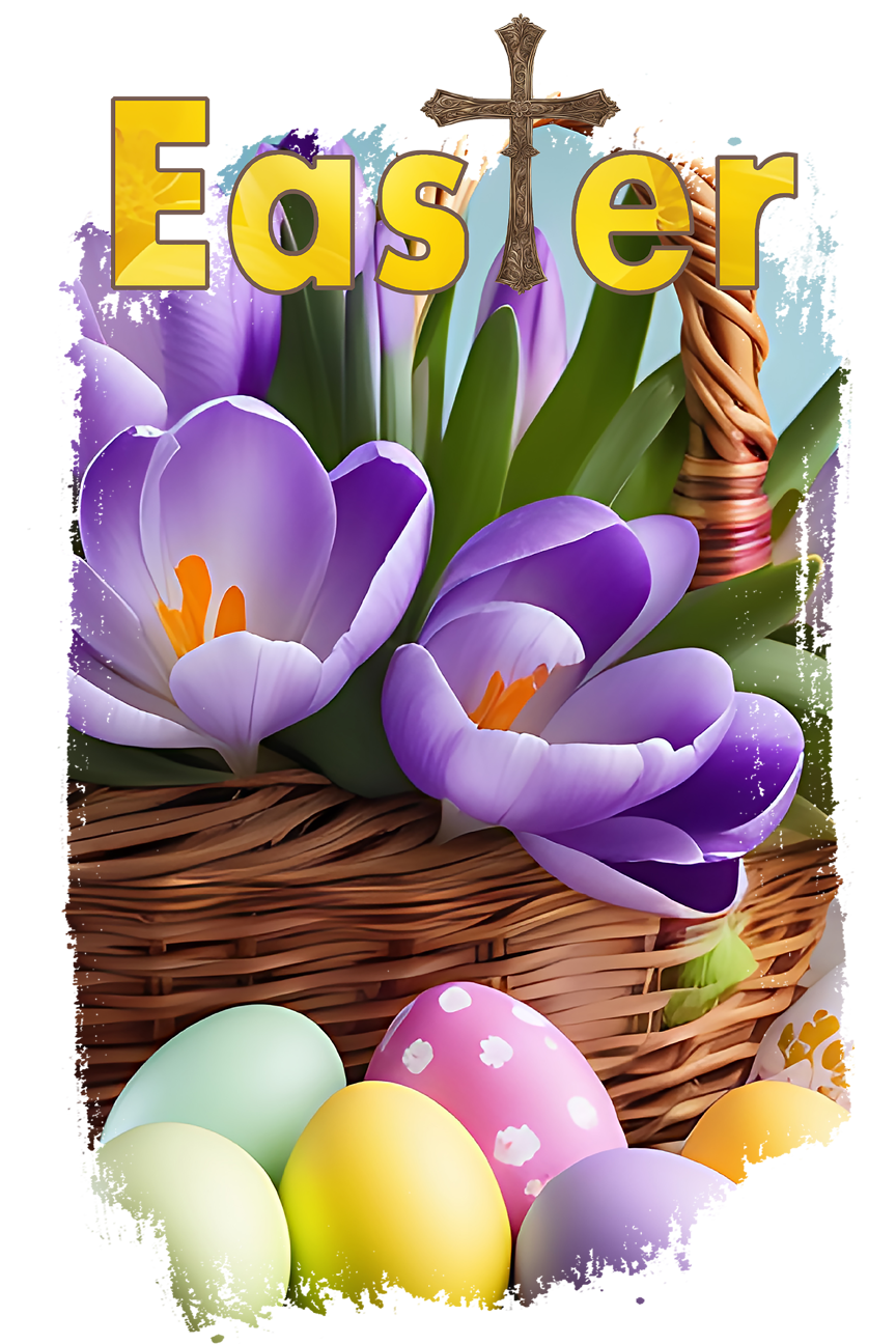 Easter Garden Flag021