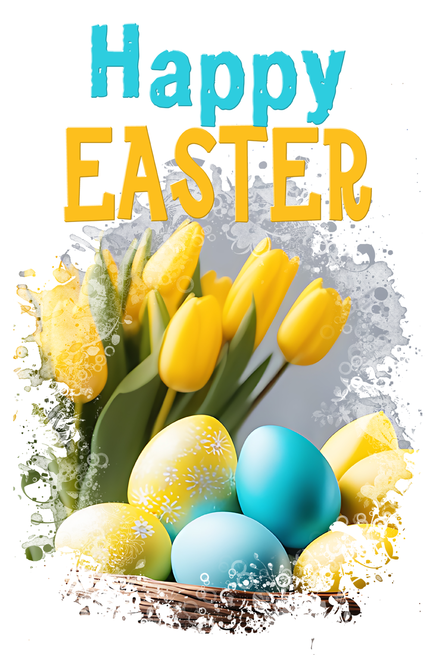 Easter Garden Flag022