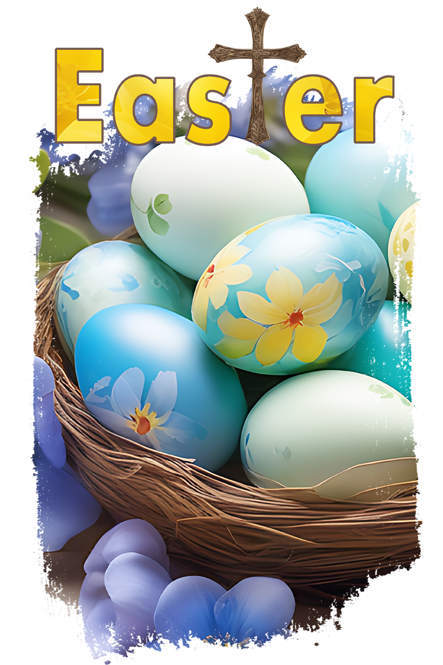 Easter Garden Flag024