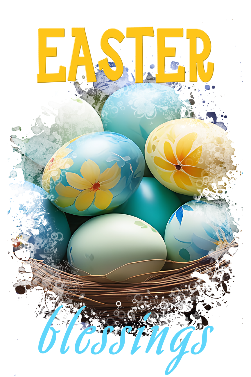 Easter Garden Flag025