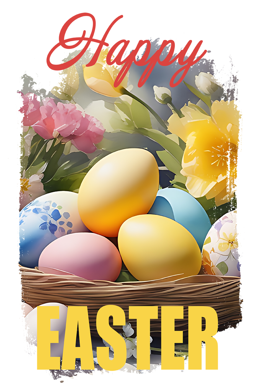 Easter Garden Flag026