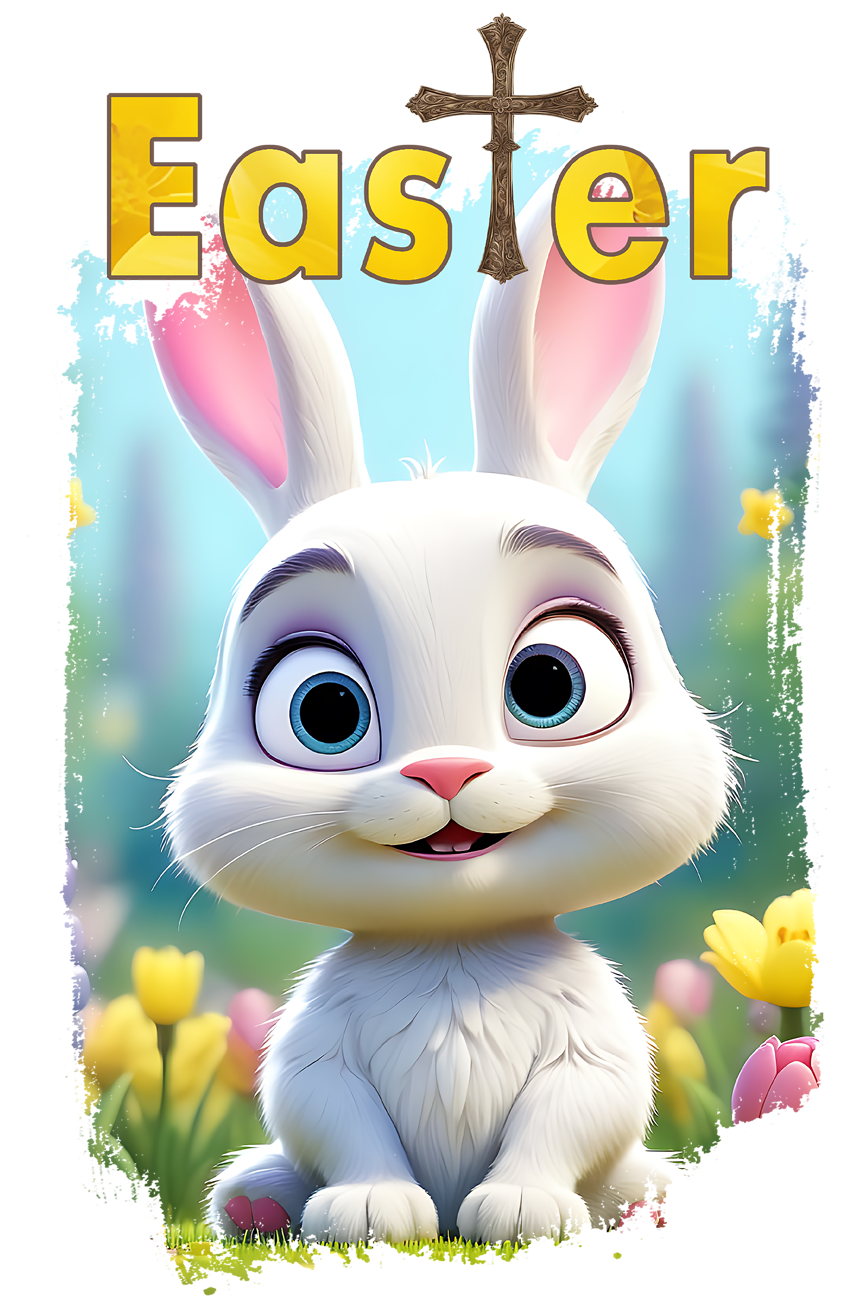 Easter Garden Flag029