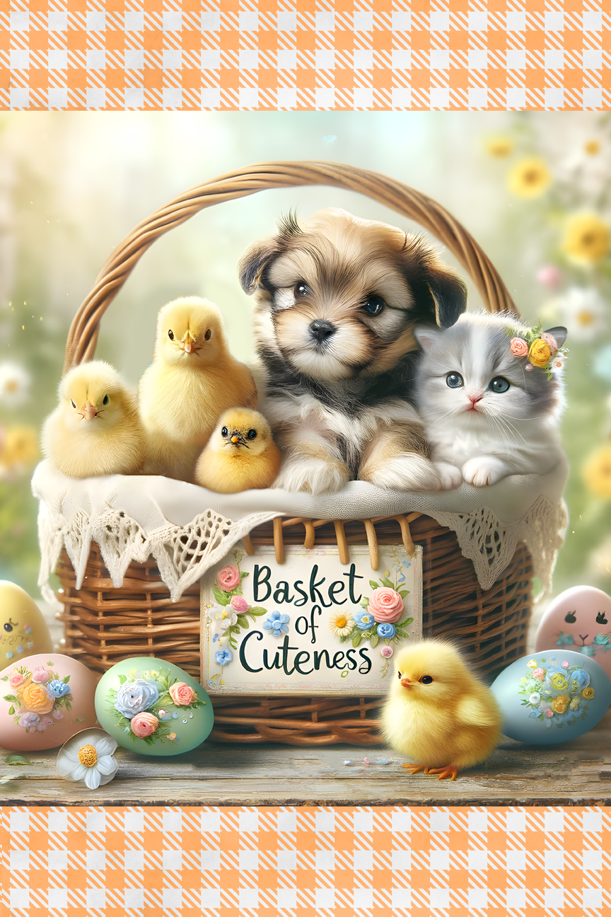 Easter Garden Flag039