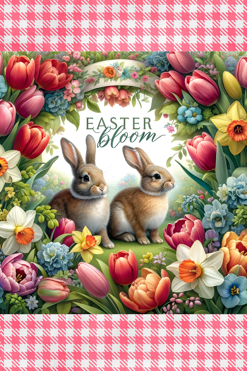 Easter Garden Flag041