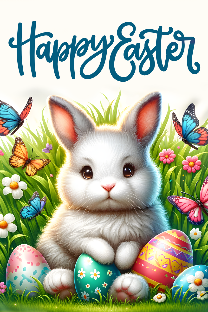 Easter Garden Flag042