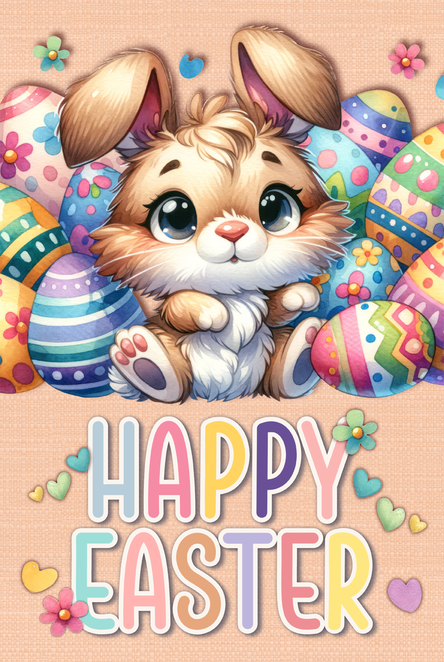 Easter Garden Flag044