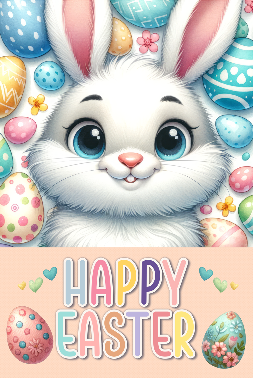 Easter Garden Flag045