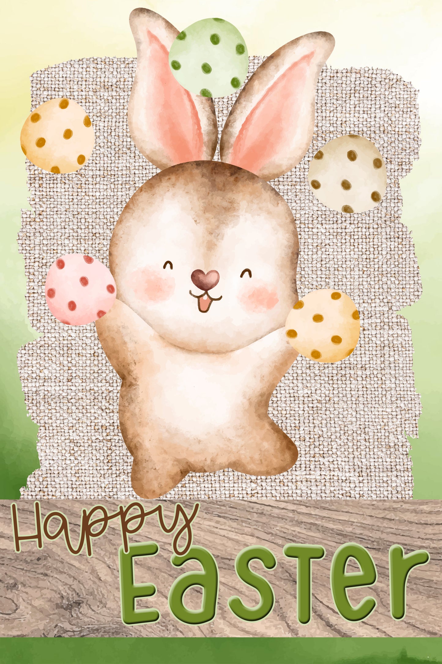 Easter Garden Flag054