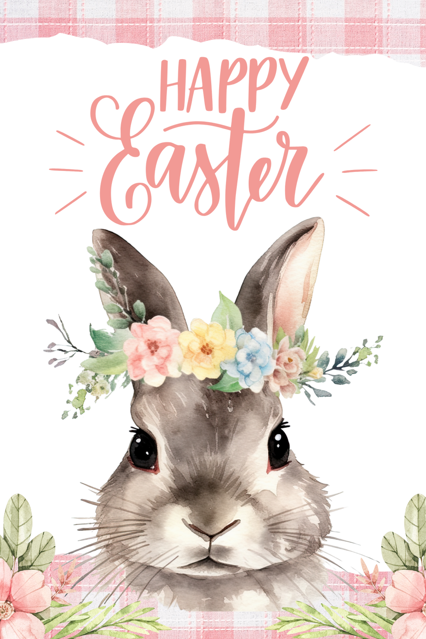 Easter Garden Flag064