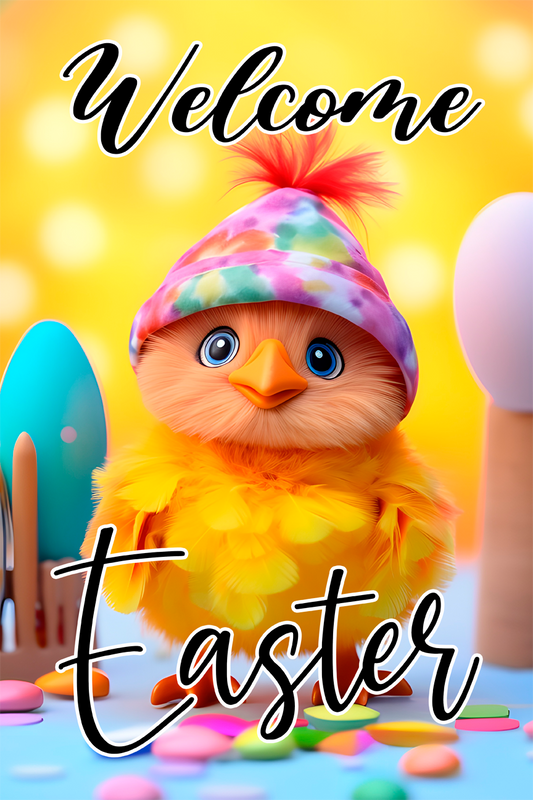 Easter Garden Flag065