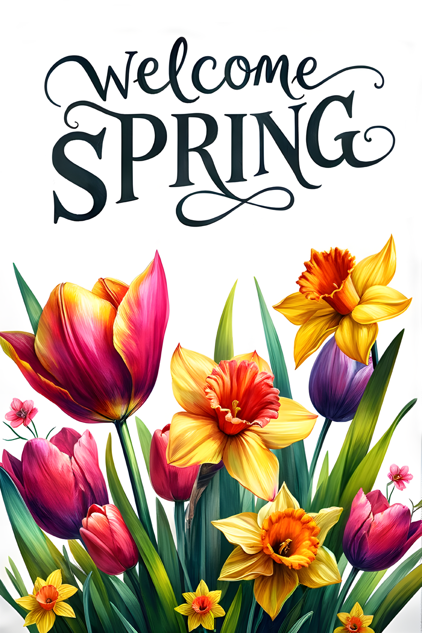Spring Garden Flag001