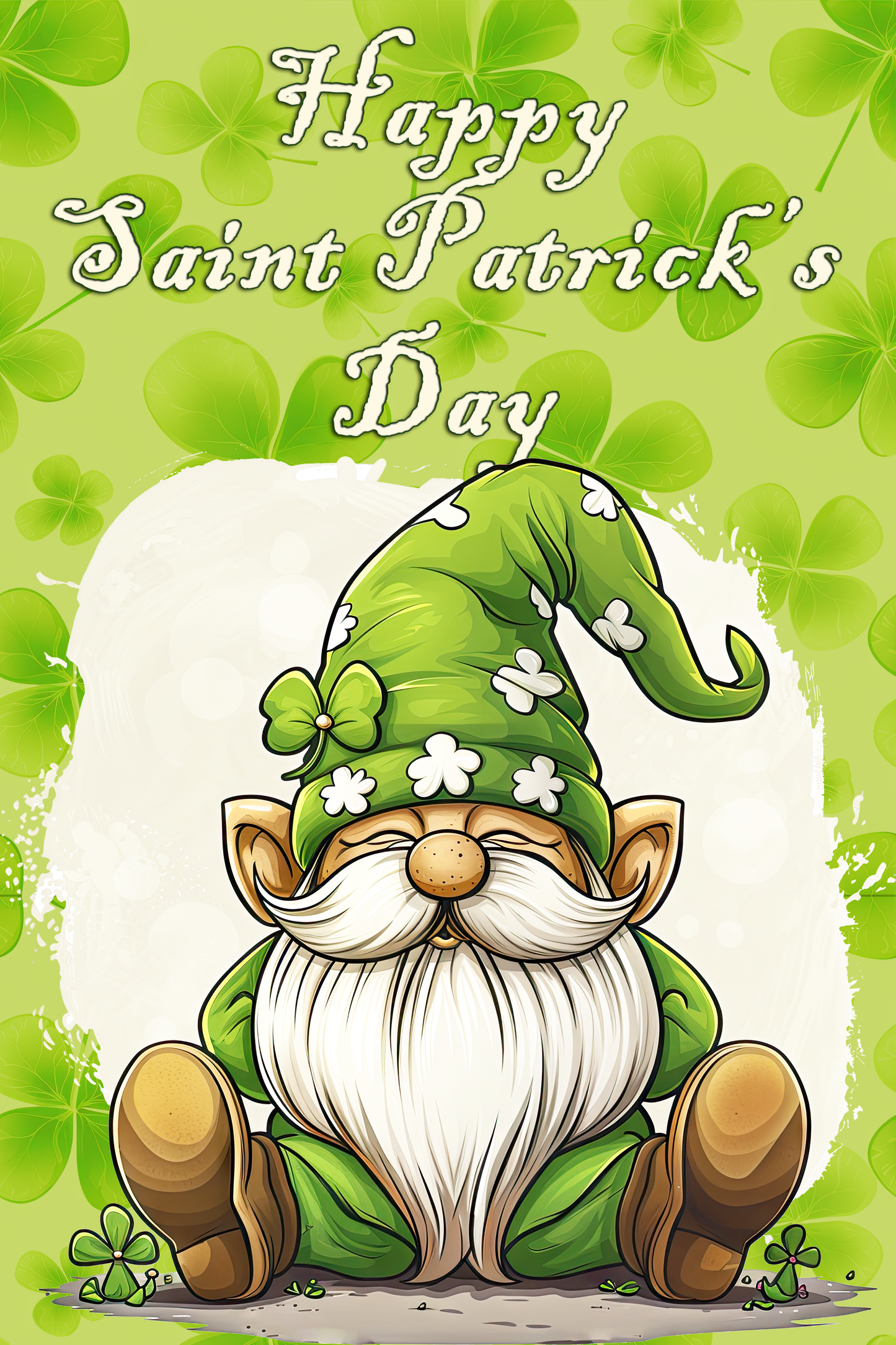 St. Patricks Day Garden Flag008