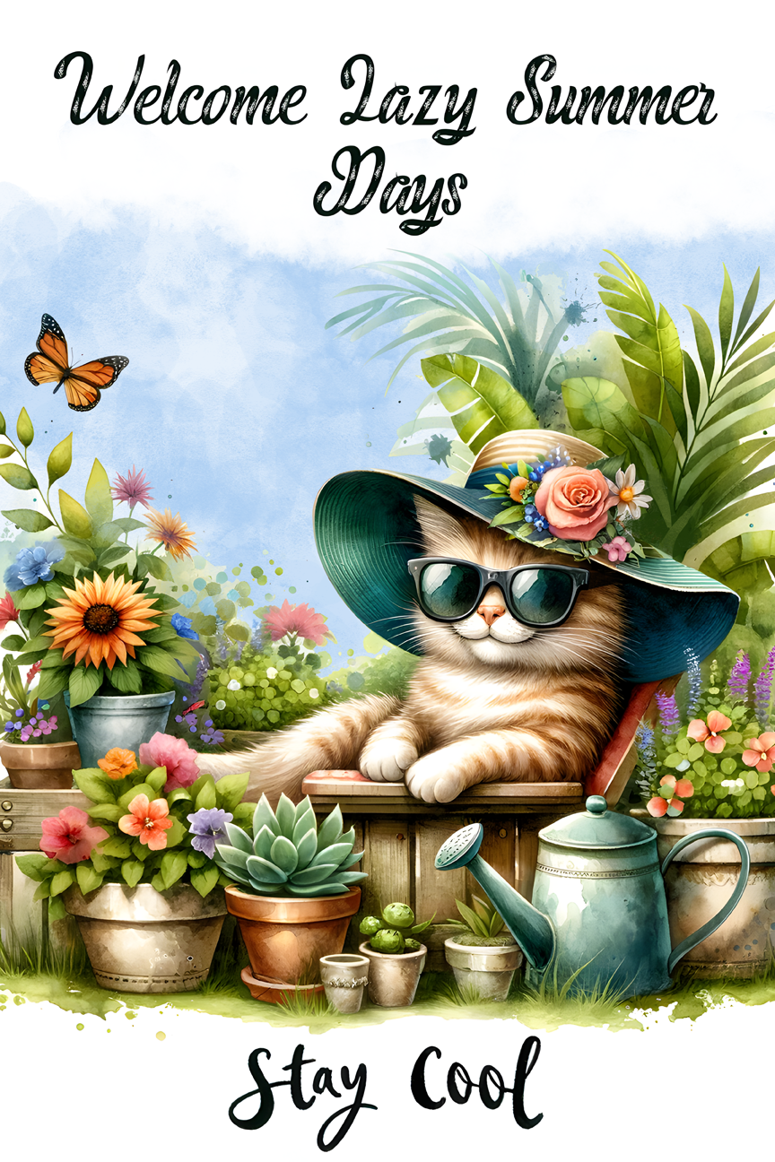 Summer Garden Flag004