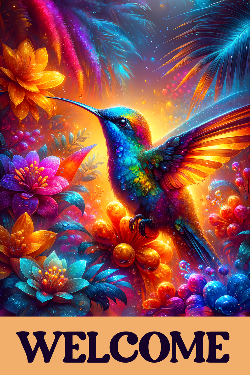 Welcome Garden Flag031