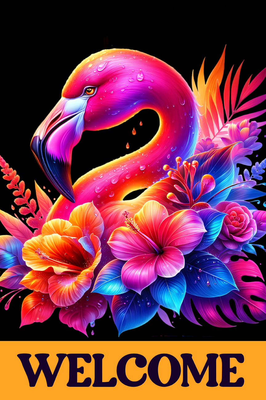 Welcome Garden Flag035