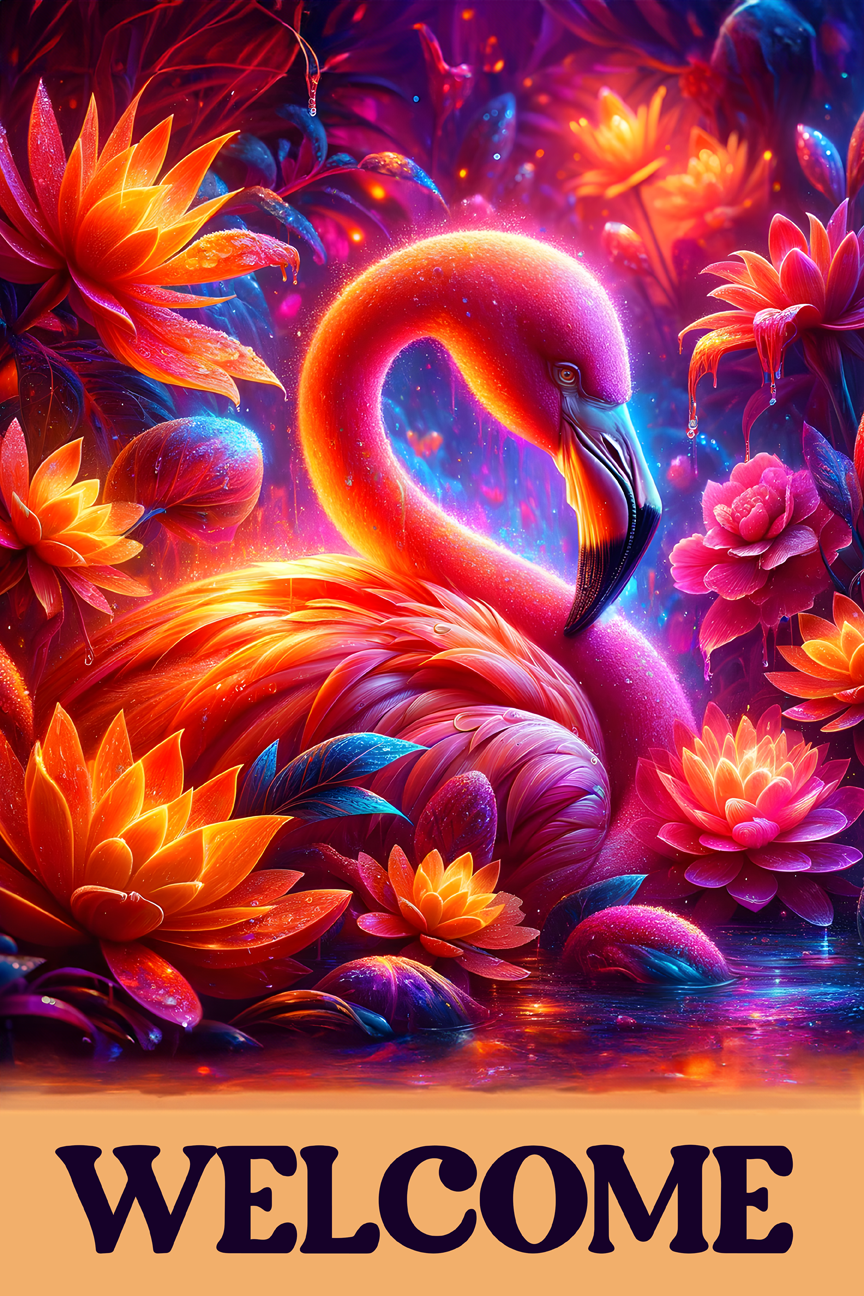 Welcome Garden Flag037