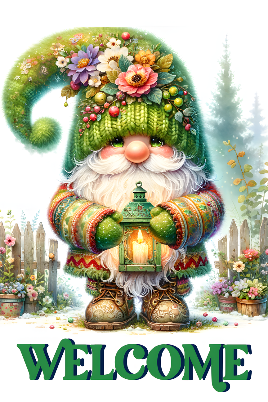 Welcome Garden Flag045