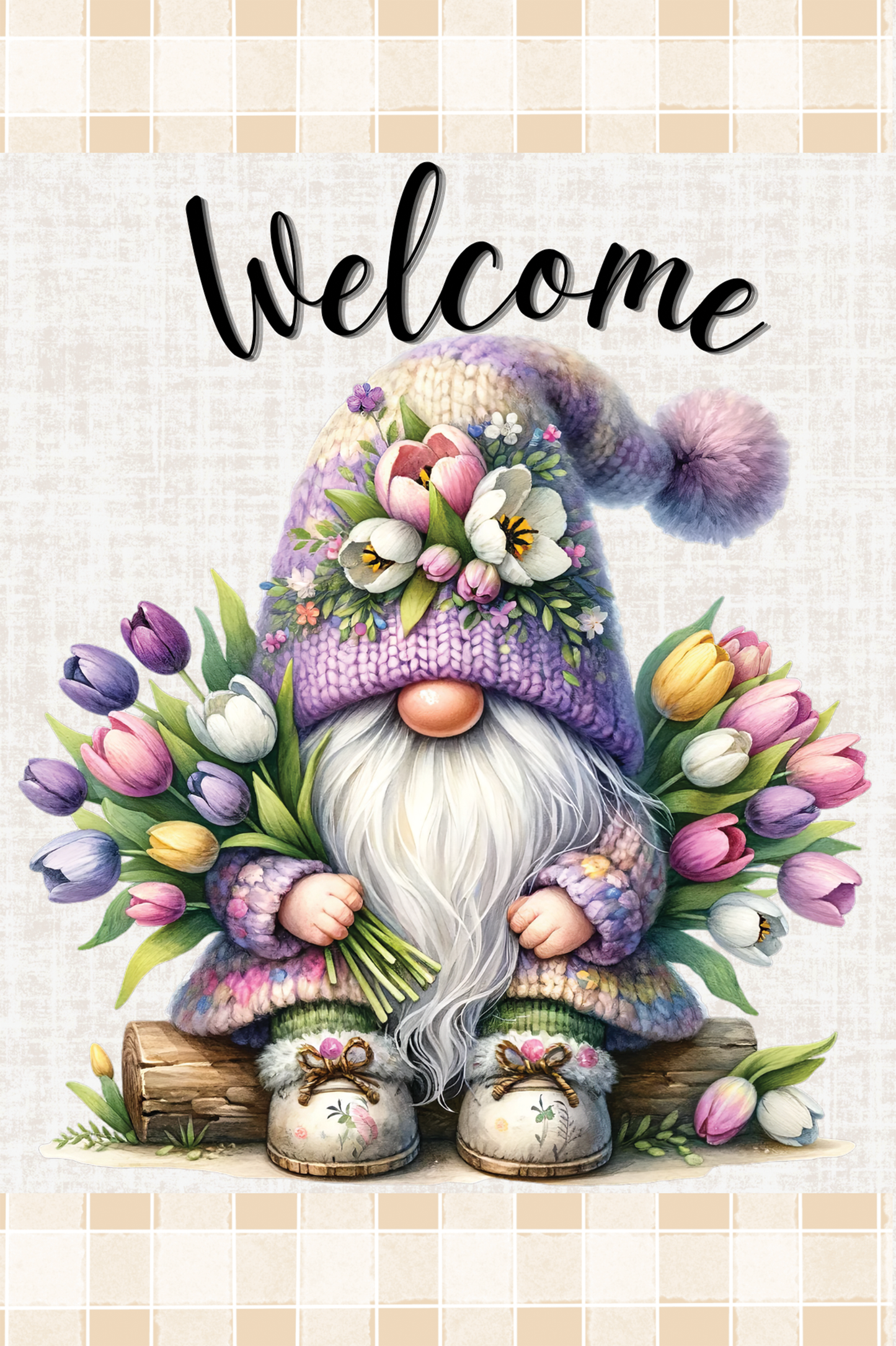 Welcome Garden Flag053