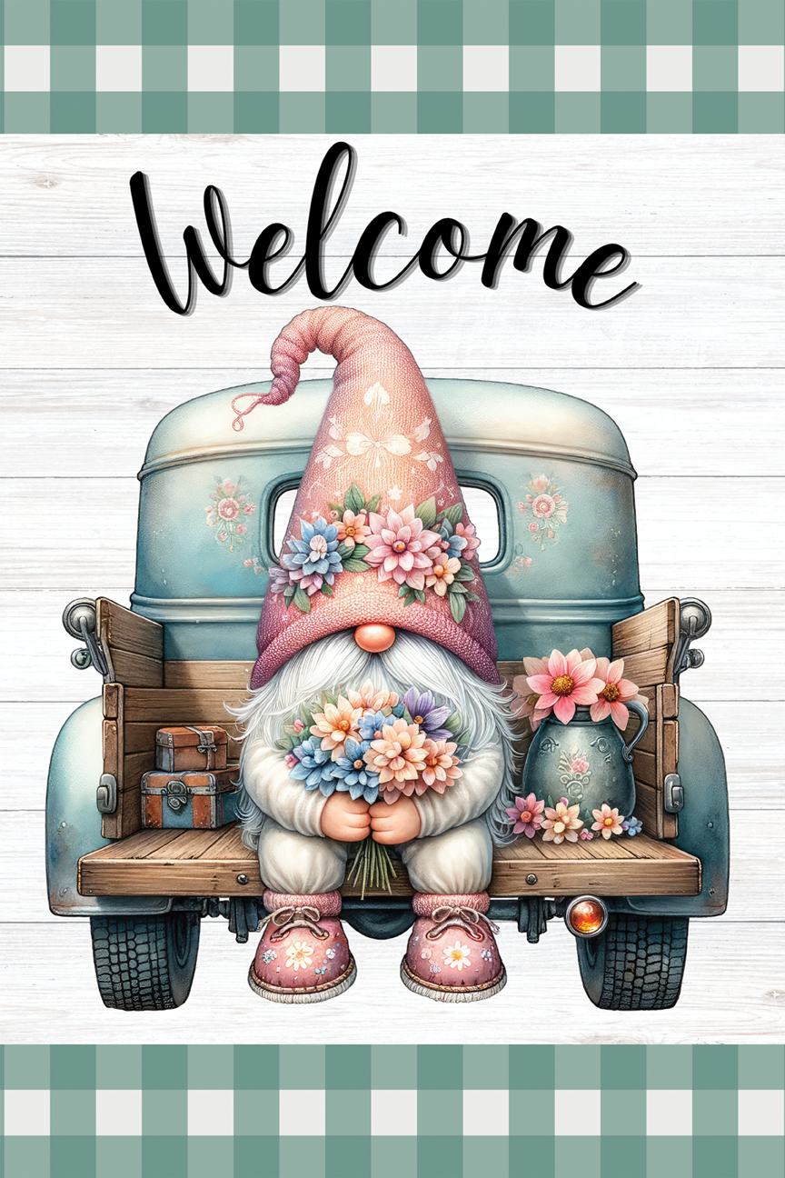 Welcome Garden Flag054