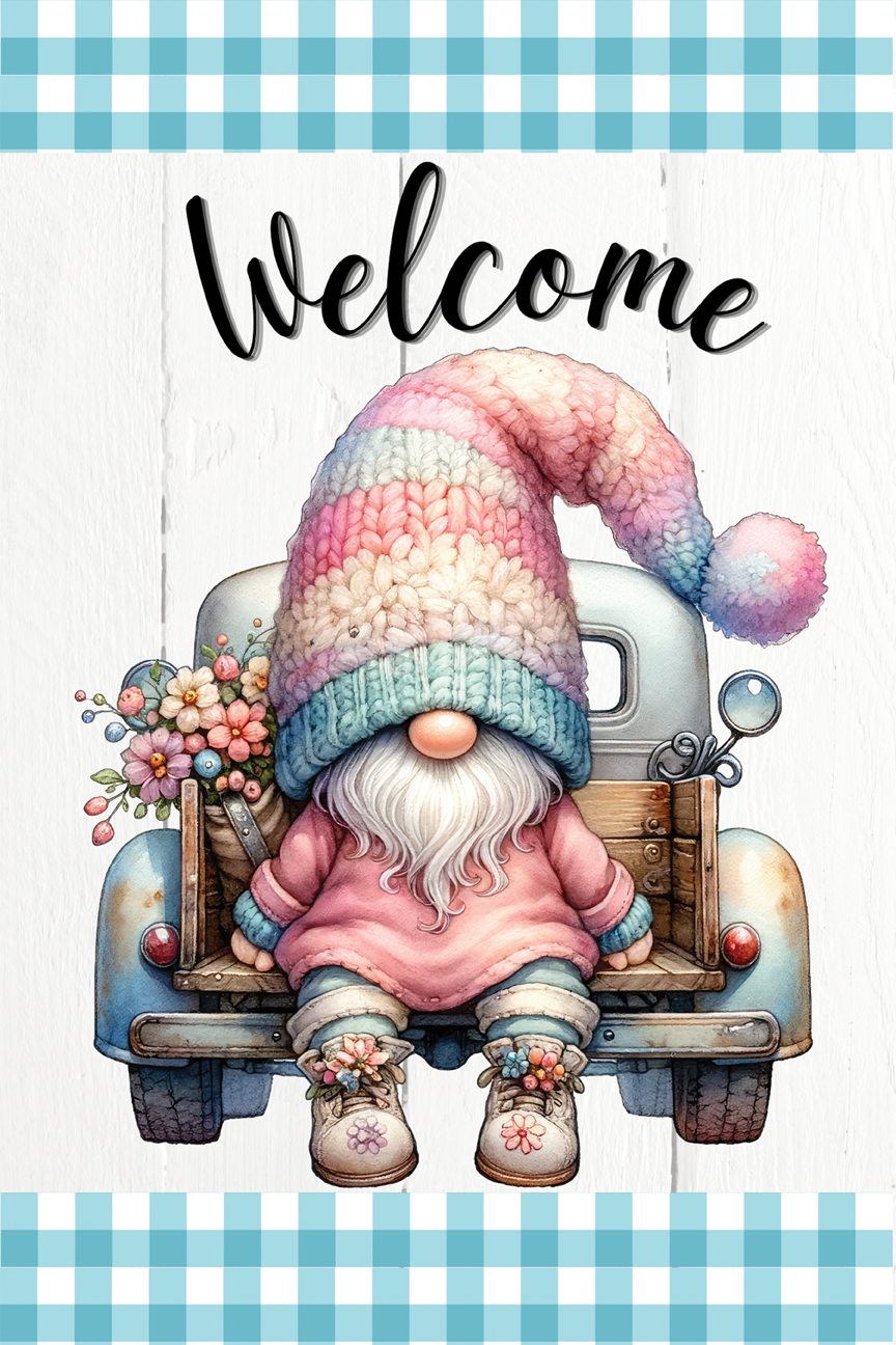 Welcome Garden Flag056