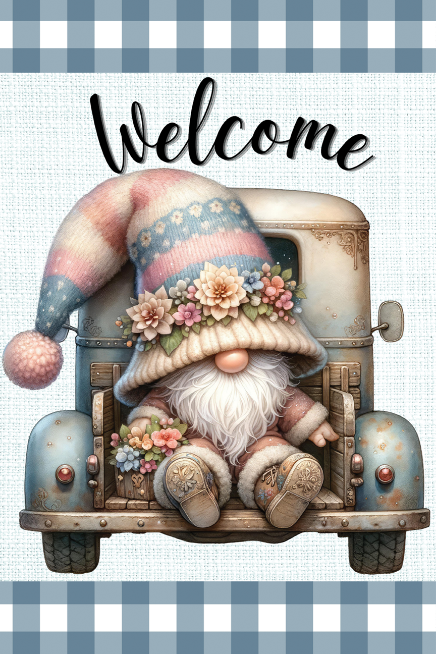 Welcome Garden Flag058