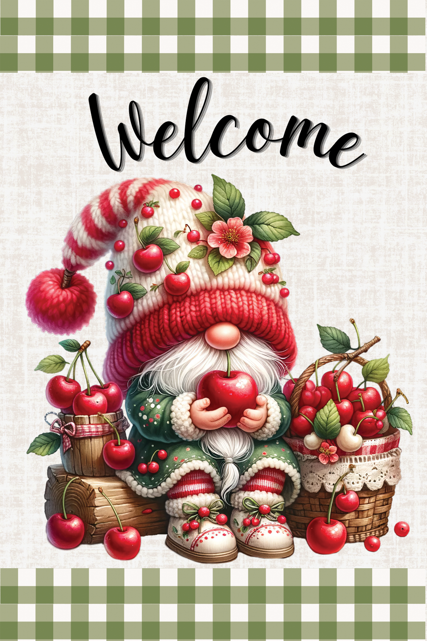 Welcome Garden Flag059