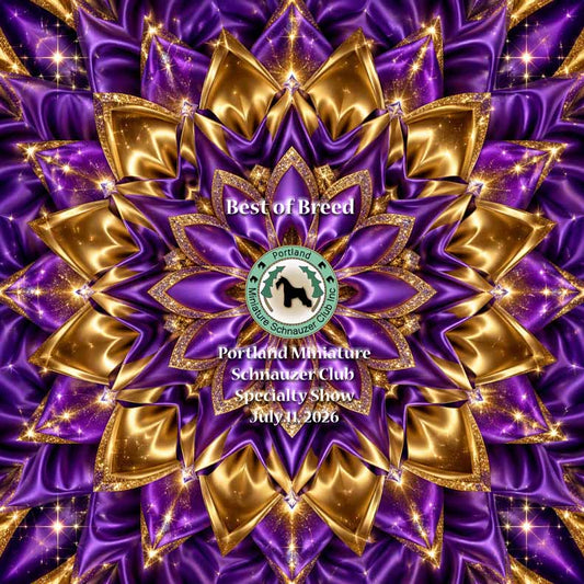 2026 Portland Miniature Schnauzer Specialty Windspinner's @ $25.00 each