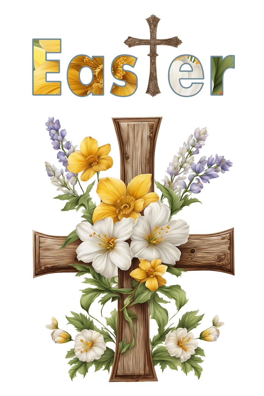 Easter Garden Flag003