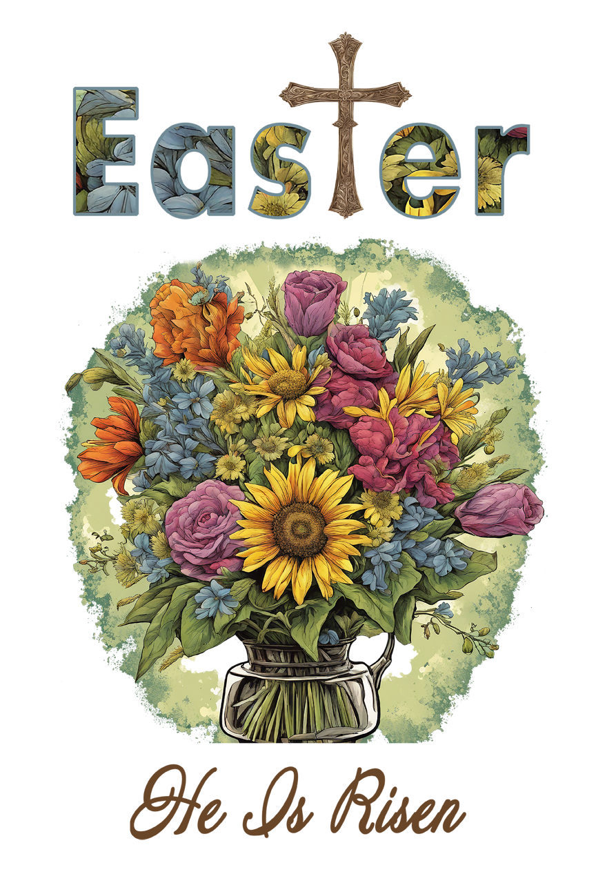 Easter Garden Flag006