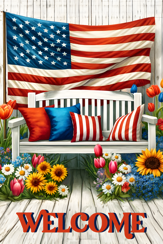Patriotic Garden Flag003