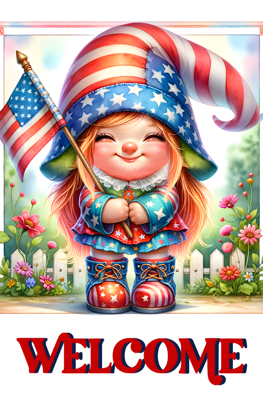 Patriotic Garden Flag007