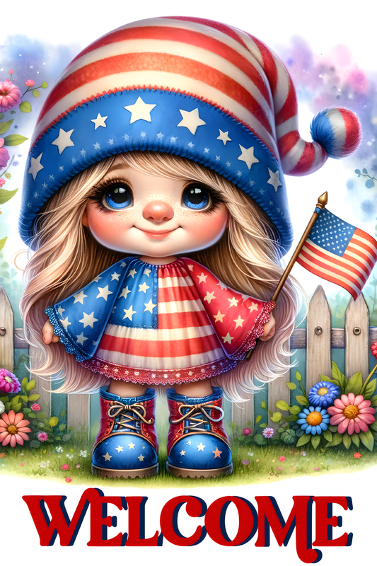 Patriotic Garden Flag008