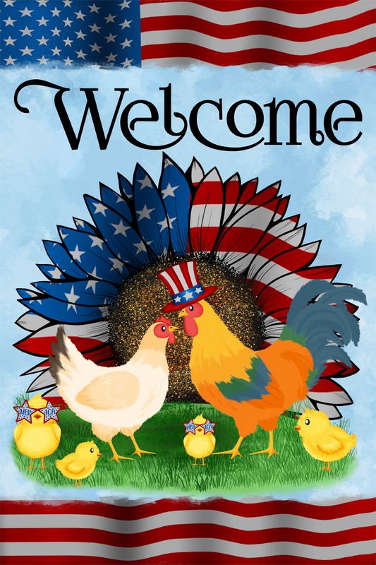 Patriotic Garden Flag011
