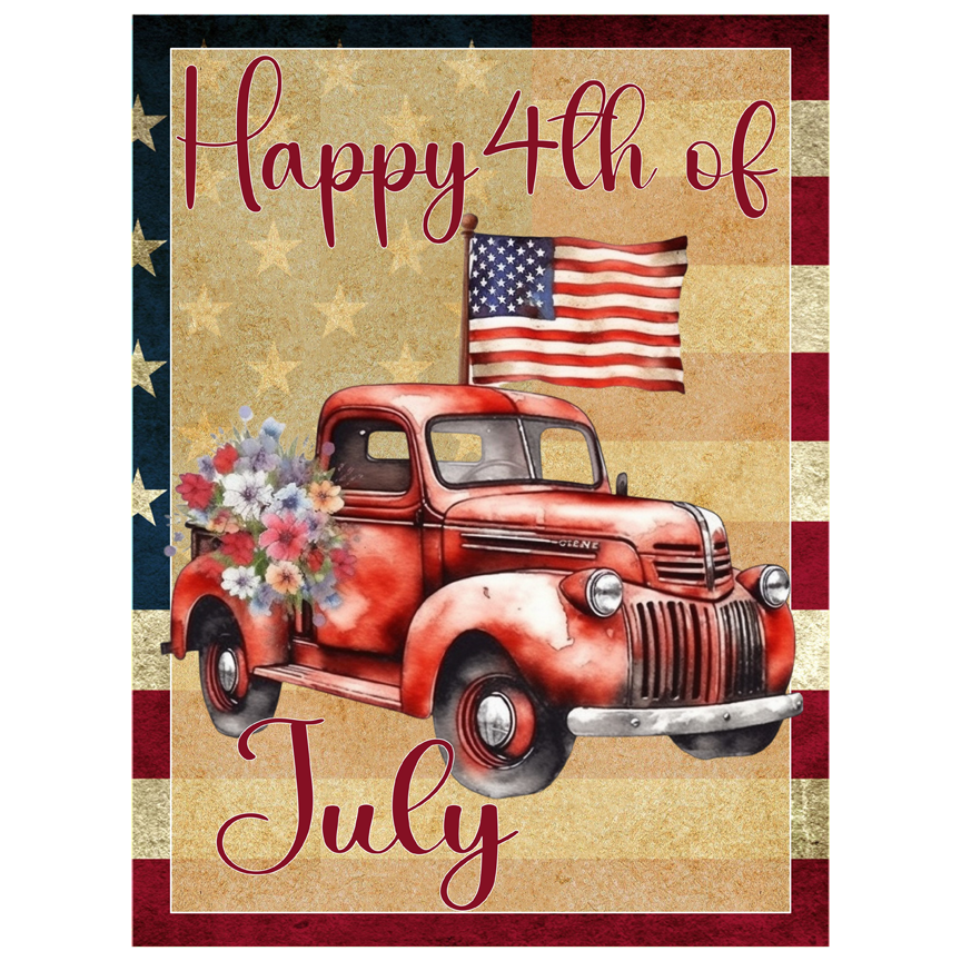 Patriotic Garden Flag013