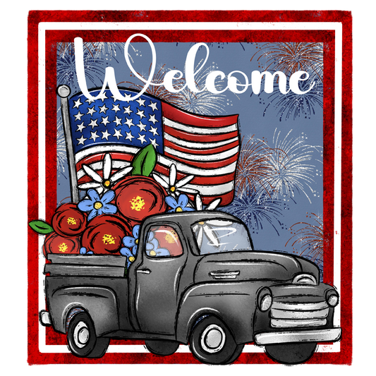 Patriotic Garden Flag014