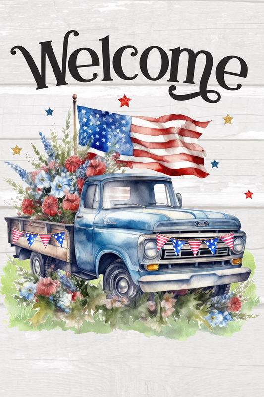 Patriotic Garden Flag015