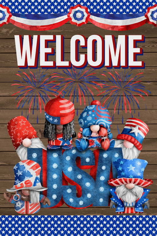 Patriotic Garden Flag019