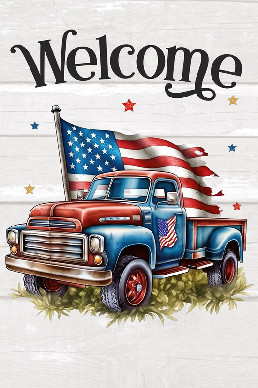 Patriotic Garden Flag021