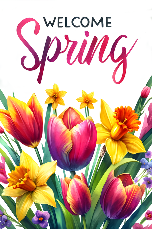 Spring Garden Flag018