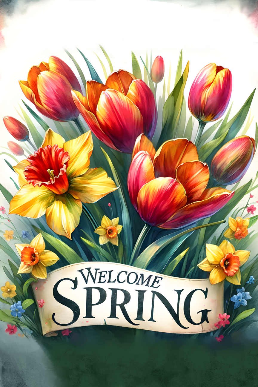Spring Garden Flag040